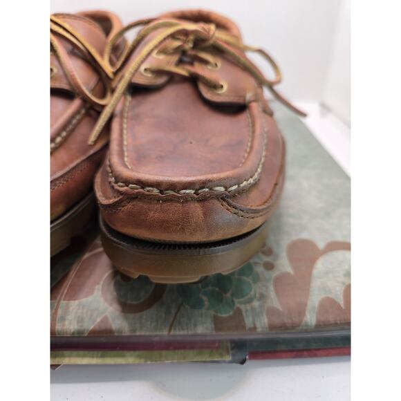 Sperry Top-Sider Men’s Boat Shoes CH08 Brown Leather Sz 12 M 0761742 Prepcore - Picture 7 of 11